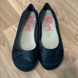 Black slip on shoes